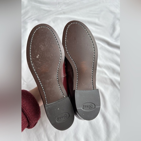G.H. Bass Willa Penny Loafers Burgundy Leather Classic size 7.5 - Picture 9 of 10